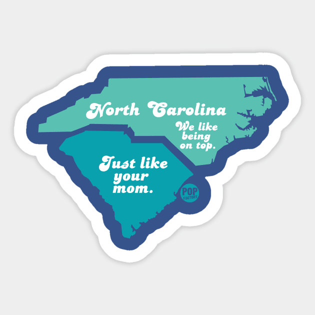 NORTH CAROLINA Sticker by toddgoldmanart